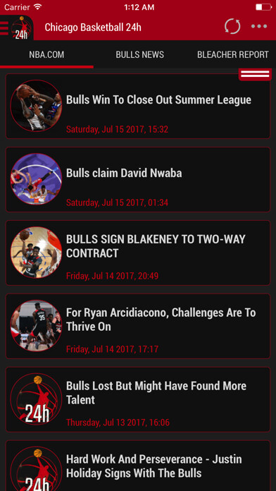 Emulate iPhone app 24h News for Chicago Bulls using MyAndroid Emulate iPhone app 24h News for Chicago Bulls using MyAndroid