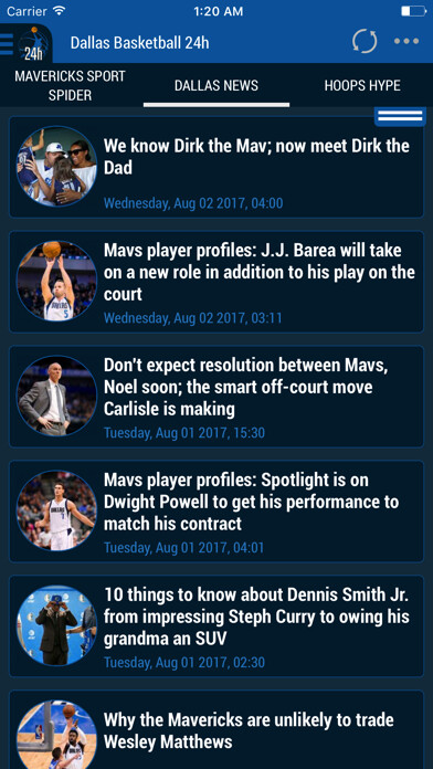 Emulate iPhone app 24h News for Dallas Mavericks using MyAndroid Emulate iPhone app 24h News for Dallas Mavericks using MyAndroid