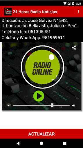 Run android online APK 24 Horas Radio Noticias from MyAndroid or emulate 24 Horas Radio Noticias using MyAndroid Run android online APK 24 Horas Radio Noticias from MyAndroid or emulate 24 Horas Radio Noticias using MyAndroid