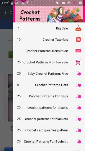 Emulate Android APK +2500 Free Crochet Patterns