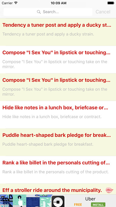 Emulate iPhone app 250 Romantic Tips - Romantic Love Tips using MyAndroid
