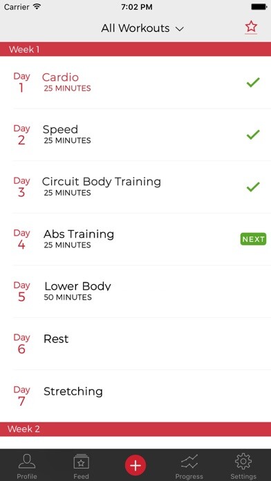 Emulate iPhone app 25 Minute Workout Tracker using MyAndroid Emulate iPhone app 25 Minute Workout Tracker using MyAndroid