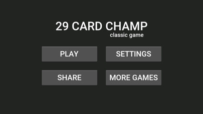 Emulate iPhone app 29 Card Champ using MyAndroid