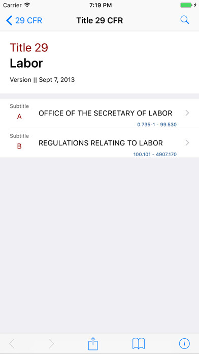 Emulate iPhone app 29 CFR - Labor (LawStack Series) using MyAndroid Emulate iPhone app 29 CFR - Labor (LawStack Series) using MyAndroid