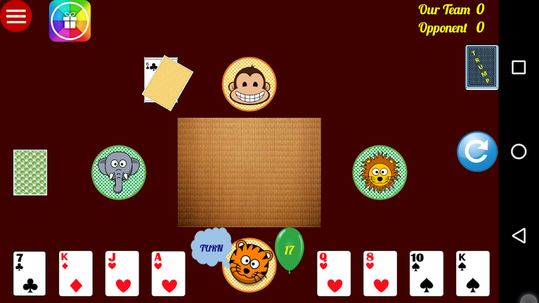 Run android online APK 29 Lite Card Game (2MB) from MyAndroid or emulate 29 Lite Card Game (2MB) using MyAndroid