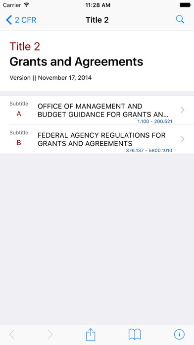 Emulate iPhone app 2 CFR - Grants and Agreements (LawStack Series) using MyAndroid Emulate iPhone app 2 CFR - Grants and Agreements (LawStack Series) using MyAndroid