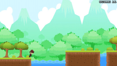 Emulate iPhone app 2D Jungle Runner using MyAndroid