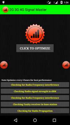 Emulate Android APK 2G 3G 4G Signal Master