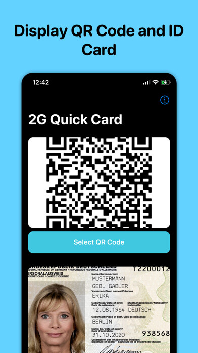 Emulate iPhone app 2G Quick Card using MyAndroid