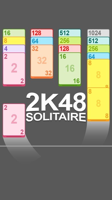 Emulate iPhone app 2K48 Solitaire using MyAndroid