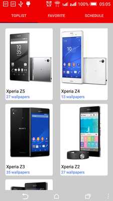 Emulate Android APK 2K Wallpapers Xperia Z5