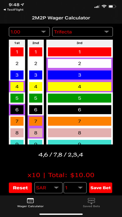 Emulate iPhone app 2M2P Wager Calc using MyAndroid Emulate iPhone app 2M2P Wager Calc using MyAndroid