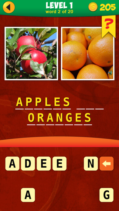 Emulate iPhone app 2 Pics 1 Phrase Word Game using MyAndroid Emulate iPhone app 2 Pics 1 Phrase Word Game using MyAndroid