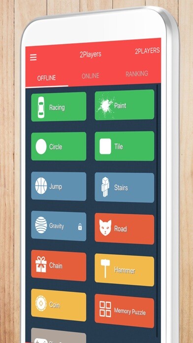 Emulate iPhone app 2Players - Mini games using MyAndroid