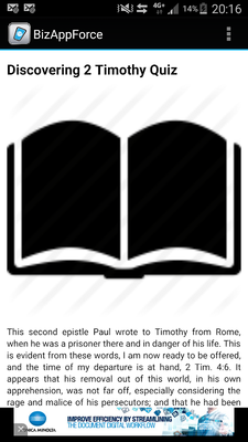 Emulate Android APK 2 Timothy Quiz