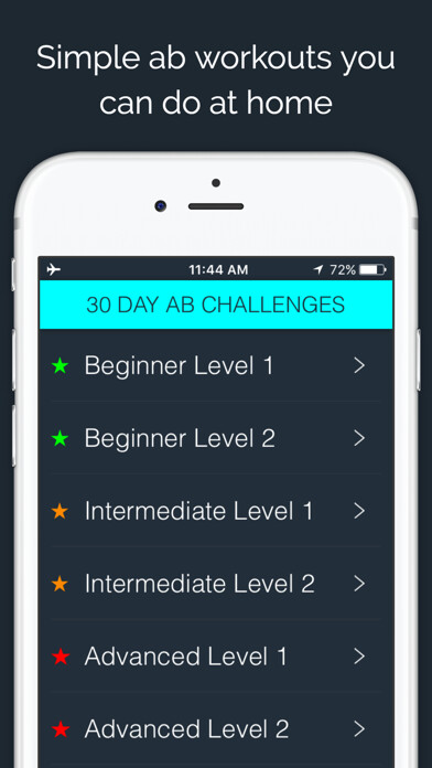 Emulate iPhone app 30 Day - Ab Challenge using MyAndroid Emulate iPhone app 30 Day - Ab Challenge using MyAndroid