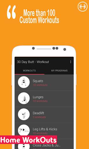 Run android online APK 30 Day Butt Workout - PRO from MyAndroid or emulate 30 Day Butt Workout - PRO using MyAndroid