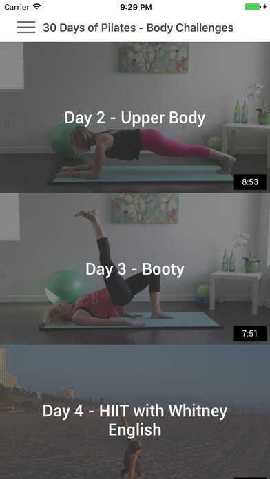Emulate iPhone app 30 Days of Pilates - Personal Trainer using MyAndroid Emulate iPhone app 30 Days of Pilates - Personal Trainer using MyAndroid