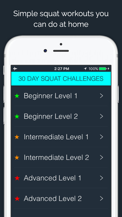 Emulate iPhone app 30 Day - Squat Challenge using MyAndroid Emulate iPhone app 30 Day - Squat Challenge using MyAndroid