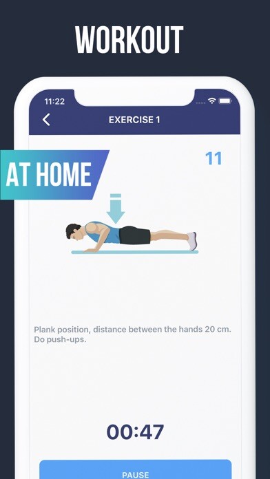 Emulate iPhone app 30 Day Upper Body Challenge using MyAndroid Emulate iPhone app 30 Day Upper Body Challenge using MyAndroid