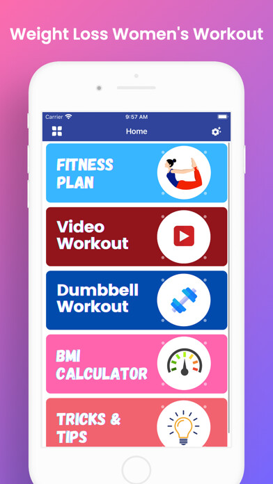 Emulate iPhone app 30 Day Workout - Home Fitness using MyAndroid