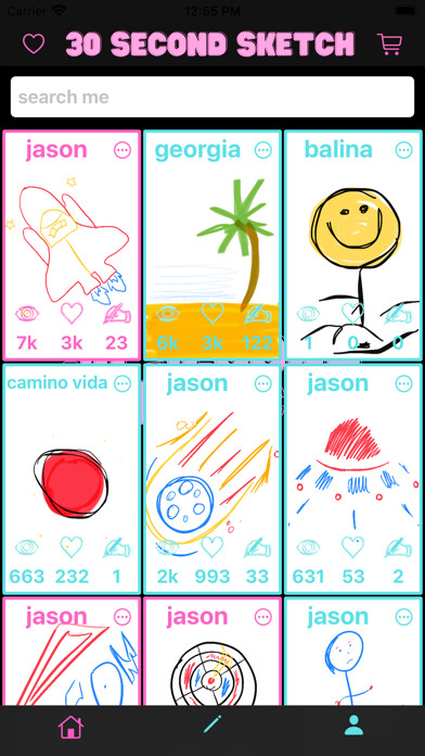 Emulate iPhone app 30 Second Sketch using MyAndroid Emulate iPhone app 30 Second Sketch using MyAndroid