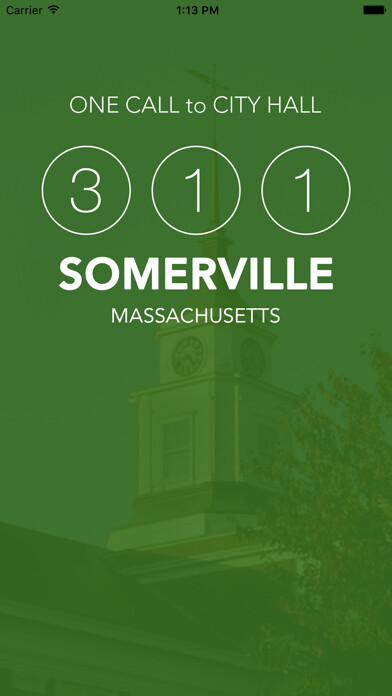 Emulate iPhone app 311Somerville using MyAndroid