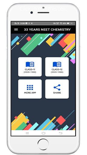 Run android online APK 33 YEAR NEET CHEMISTRY PAST PAPER WITH SOLUTION from MyAndroid or emulate 33 YEAR NEET CHEMISTRY PAST PAPER WITH SOLUTION using MyAndroid