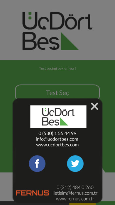 Emulate iPhone app 345 Mobil Optik Okuma using MyAndroid