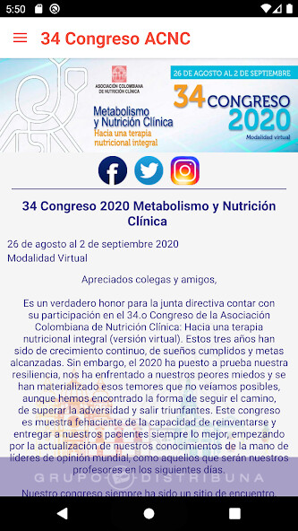 Run android online APK 34 Congreso ACNC from MyAndroid or emulate 34 Congreso ACNC using MyAndroid