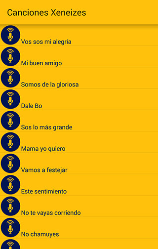 Run android online APK 35 Canciones de la 12 Xeneize from MyAndroid or emulate 35 Canciones de la 12 Xeneize using MyAndroid