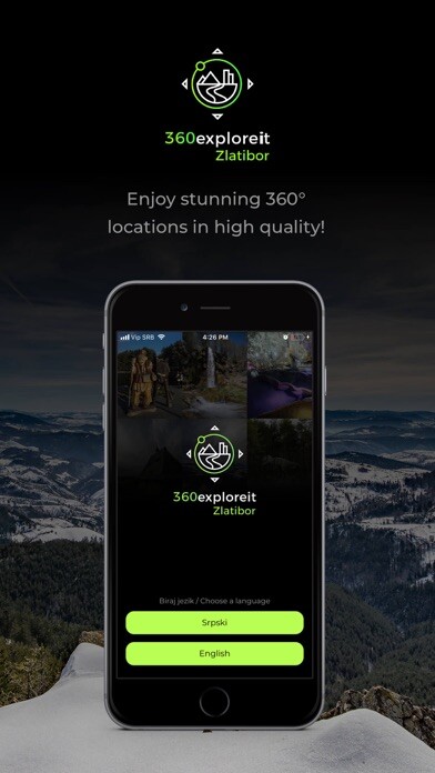 Emulate iPhone app 360Exploreit Zlatibor using MyAndroid