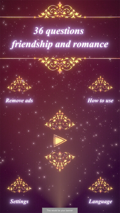 Emulate iPhone app 36Qs for friendship & romance using MyAndroid