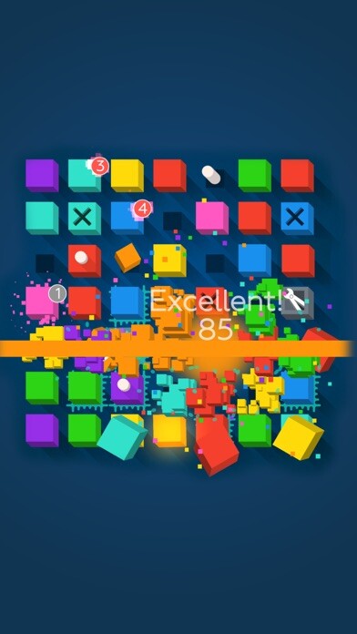 Emulate iPhone app 3 Cubes Endless: Puzzle Blocks using MyAndroid