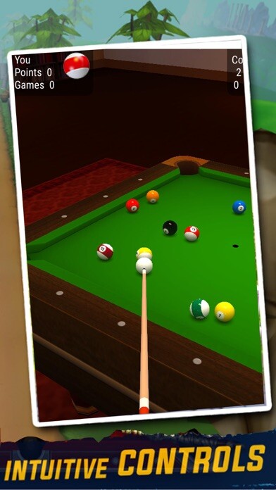 Emulate iPhone app 3D 8 Ball Ultimate using MyAndroid Emulate iPhone app 3D 8 Ball Ultimate using MyAndroid