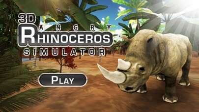 Emulate iPhone app 3D Angry Rhinoceros Simulator - Wild Animal Game using MyAndroid Emulate iPhone app 3D Angry Rhinoceros Simulator - Wild Animal Game using MyAndroid