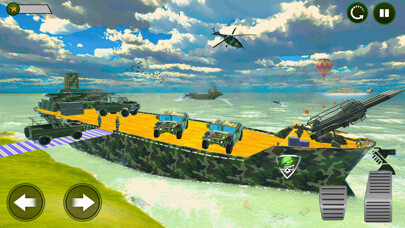 Emulate iPhone app 3d Army Vehicle Simulator Game using MyAndroid