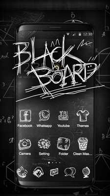 Emulate Android APK 3D Blackboard Graffiti Theme Emulate Android APK 3D Blackboard Graffiti Theme