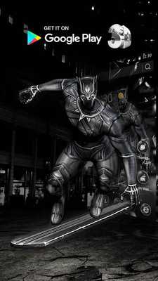 Emulate Android APK 3D Black Hero Theme Emulate Android APK 3D Black Hero Theme