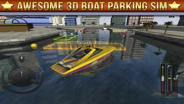Emulate Android APK 3D Boat Parking Simulator Game