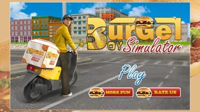 Emulate iPhone app 3D Burger Boy Simulator - Crazy motor bike rider and delivery bikers riding simulation adventure game using MyAndroid Emulate iPhone app 3D Burger Boy Simulator - Crazy motor bike rider and delivery bikers riding simulation adventure game using MyAndroid