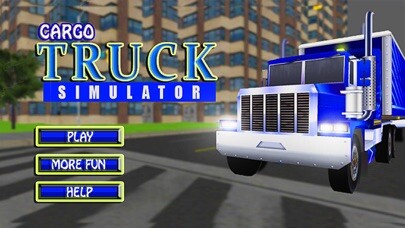 Emulate iPhone app 3D Cargo Truck Simulator - Trucker transportation & driver parking simulation game using MyAndroid
