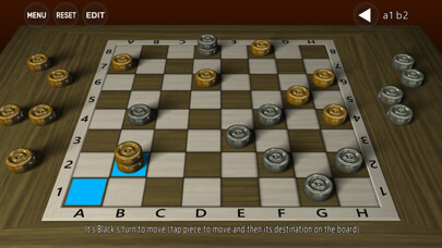 Emulate iPhone app 3D Checkers Game using MyAndroid