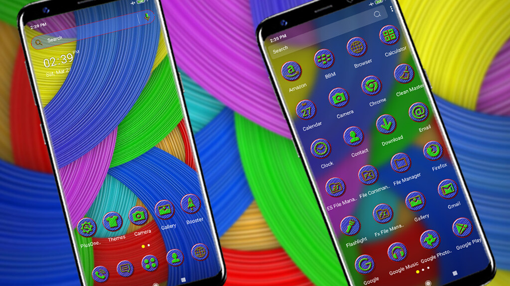 Run android online APK 3D Colorful Curve Theme from MyAndroid or emulate 3D Colorful Curve Theme using MyAndroid