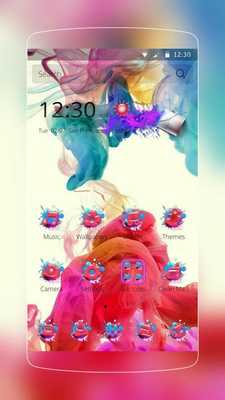 Emulate Android APK 3D Color theme for Phone OS
