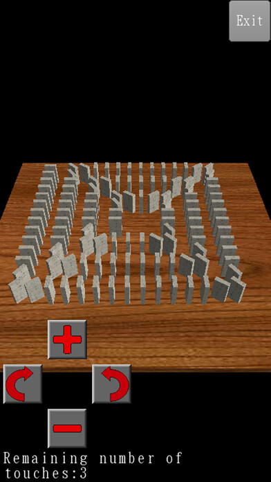 Emulate iPhone app 3D Dominoes Toppling using MyAndroid Emulate iPhone app 3D Dominoes Toppling using MyAndroid