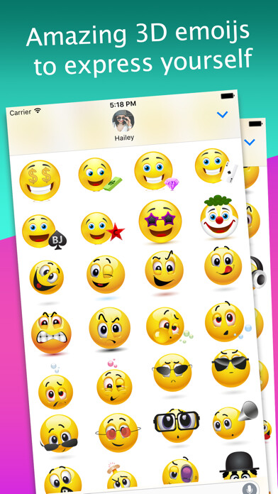 Emulate iPhone app 3D Emoji Stickers for iMessage using MyAndroid Emulate iPhone app 3D Emoji Stickers for iMessage using MyAndroid