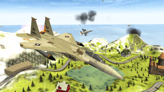 Emulate iPhone app 3D Fighter Jet Hurricane - Air Plane Combat Storm using MyAndroid