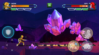 Emulate iPhone app 3D Fighting Games: Superhero using MyAndroid