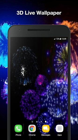 Run android online APK 3d Fireworks Wallpaper Pro from MyAndroid or emulate 3d Fireworks Wallpaper Pro using MyAndroid